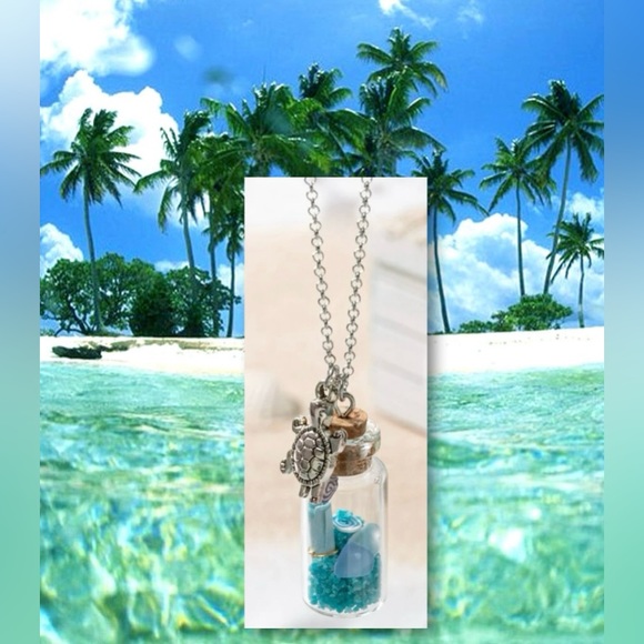 Jewelry - $4 LUMINOUS TURTLE BEACH NECKLACE: NEW. $4 IF BUNDLED